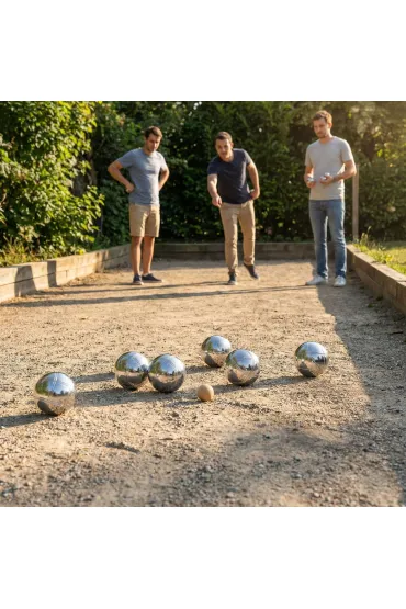 Zestaw do gry w bule kule boules petanque 8 szt. + etui i akcesoria Multistore