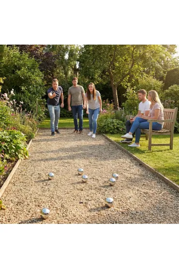 Zestaw do gry w bule kule boules petanque 8 szt. + etui i akcesoria Multistore