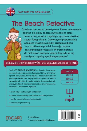 Detektywka na pla�y. The Beach Detective. Czytam po angielsku - Kaja Makowska