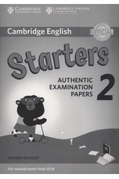 Camb YLET Starters 2 for revised 2018 Answer booklet