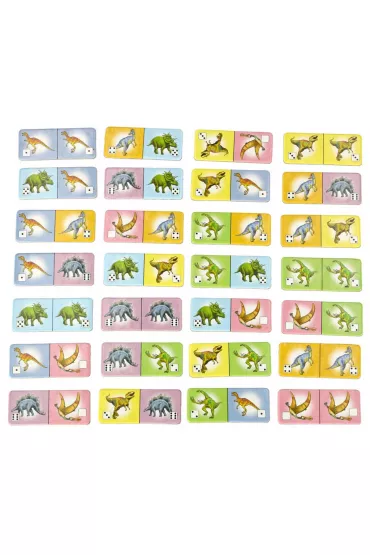 Domino obrazkowe Dinozaury Alexander