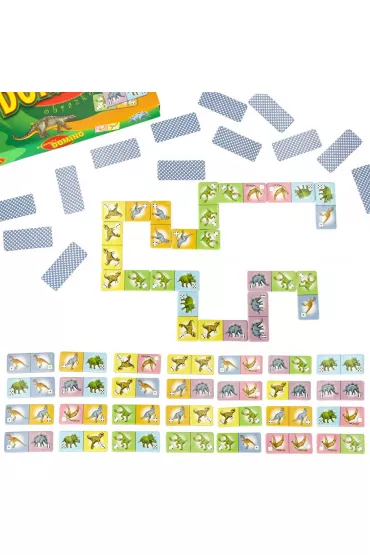 Domino obrazkowe Dinozaury Alexander