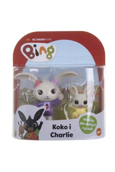 Bing. Zestaw z 2 figurkami. Charlie i Koko