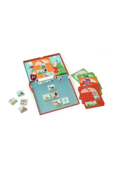 Uk�adanka magnetyczna �amig��wka Scratch Rycerze i smoki