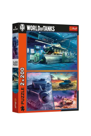 Puzzle 2x200 el. Pancerna misja Trefl