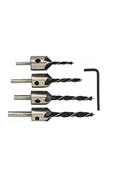 Silver Wiert�a do drewna z pog��biaczem 3-6mm 5 szt.