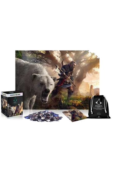 Puzzle 1000 el. Assassins Creed Valhalla: Eivor & Polar Bear Good Loot