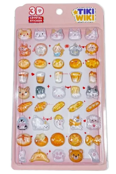 Kiddisvit Naklejki 3D Crystal Kotki
