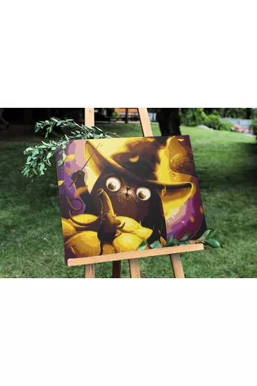 Twoje Hobby Malowanie po numerach - Kot Magik 40x50cm