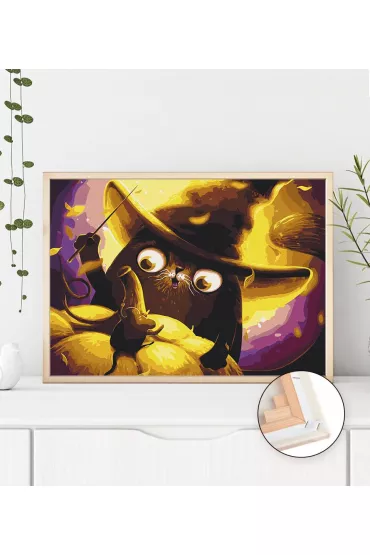 Twoje Hobby Malowanie po numerach - Kot Magik 40x50cm