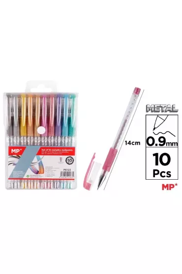 Mp Main Paper D�ugopis metaliczny 10 kolor�w 10 szt.