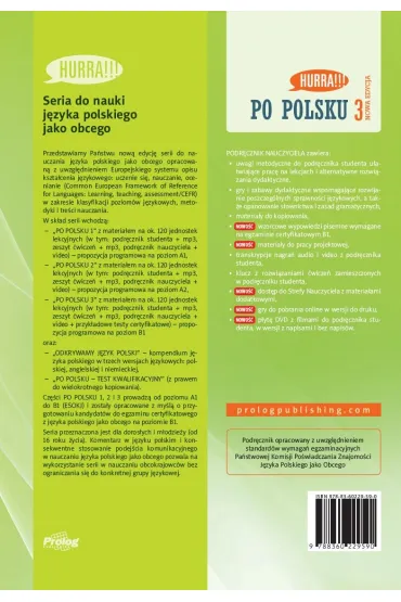 HURRA!!! PO POLSKU 3 Podr�cznik nauczyciela + DVD. Nowa Edycja. I wyd. - Ma�gorzata Ma�olepsza