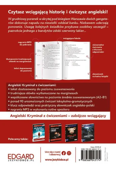 Two Warsaw. Crime Stories. Historie kryminalne. Mroczne strony Warszawy. Angielski. Krymina� z �wiczeniami