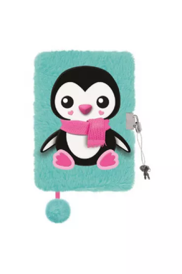 My little friend Pami�tnik z k��dk� 3D w�ochacz A5 Penguin mkmn 96 kartek