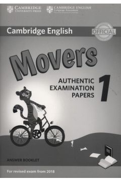 Cambridge English Movers 1 Authentic Examination Papers Answer booklet