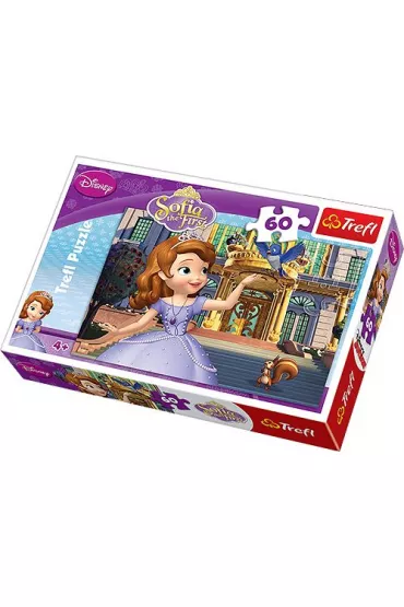 Puzzle 60 el. Przed pa�acem Zosia 17239 Trefl