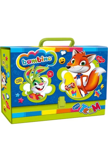 Bambino Teczka XXL Standard mini Zoo z r�czk� - Teczka z r�czk� XXL Mini Zoo