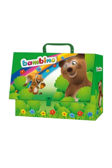 Bambino Teczka XXL Standard mini Zoo z r�czk� - Teczka z r�czk� XXL Mini Zoo