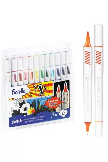 Fiorello Pisaki Sketch dwustronne 12 szt.