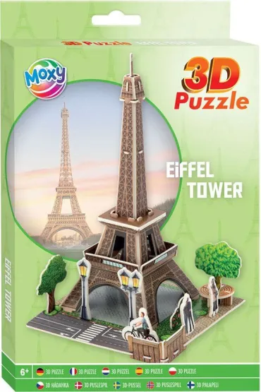 Puzzle piankowe 3D Wie�a Eiffla Grafix