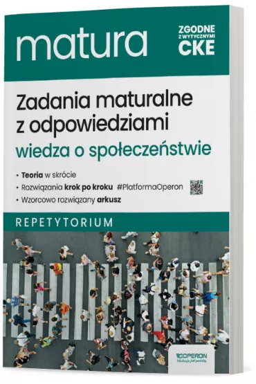 Matura. Wiedza o spo�ecze�stwie. Zadania maturalne z odpowiedziami. Repetytorium - Artur Derdziak