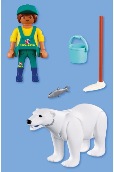 Playmobil Animals & Friends Nied�wied� polarny i�opiekun 72090