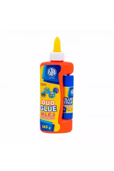 Klej magiczny z aplikatorem 143g   klej w sztyfcie 8g  ASTRA 401124002 143 g + 8 g