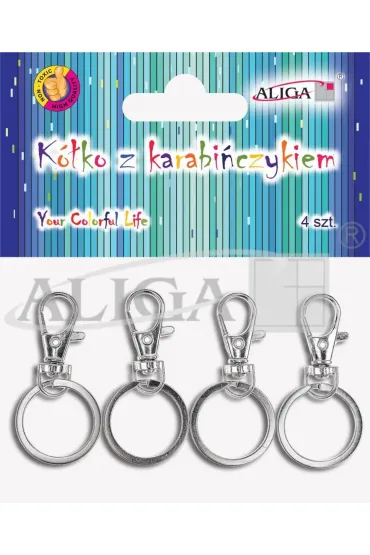 Aliga K�ka z karabi�czykiem 4 szt.