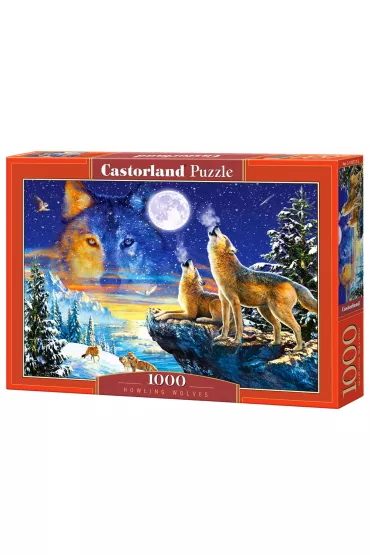 Puzzle 1000 el. Wyj�ce wilki Castorland
