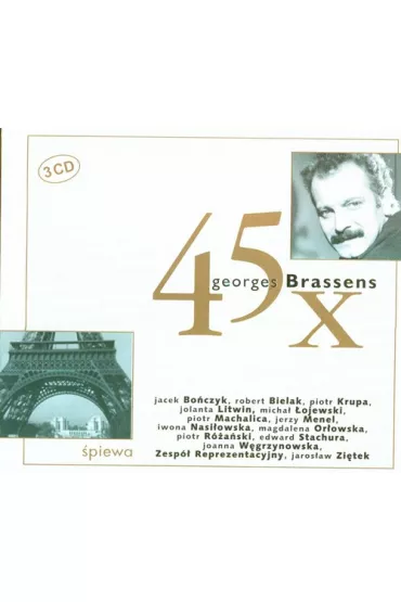 45 x Geroge Brassens, CD