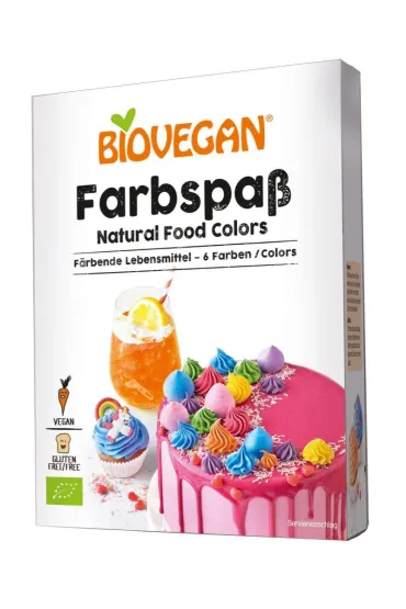 Bio Vegan Barwniki spo�ywcze bezglutenowe 6 x 8 g Bio