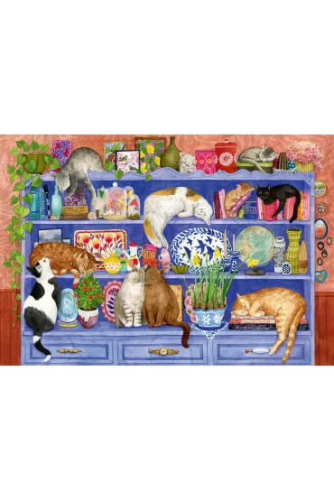 Puzzle 200 el. XL Koty na p�ce Ravensburger