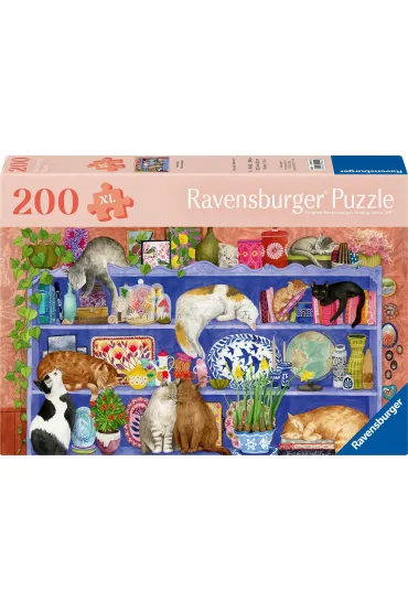 Puzzle 200 el. XL Koty na p�ce Ravensburger