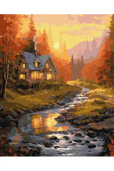 Ideyka Malowanie po numerach - S�oneczna dolina 40x50cm