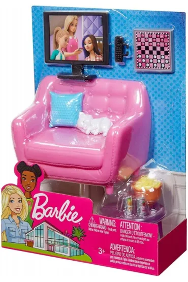 Barbie Mebelki do domku Kino domowe FXG36 Mattel