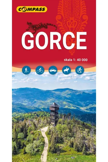 Gorce. Mapa turystyczna w skali 1: 40 000