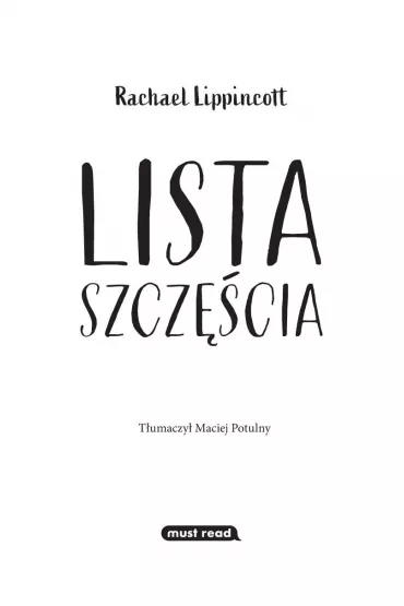 Lista szcz�cia - Rachael  Lippincott