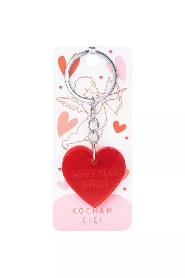 Be-Happy Gifts Brelok Serce na prezent Love You More