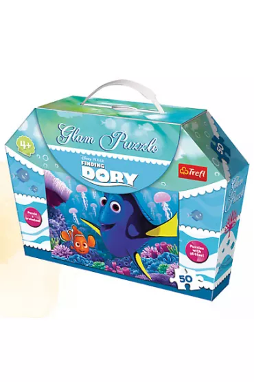 Puzzle 50 el. Glam: Dory w�r�d meduz. Finding Dory 14813 Trefl