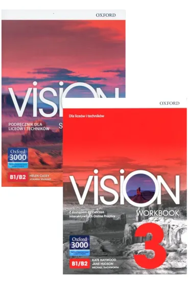 Pakiet Vision 3. Podr�cznik i Zeszyt �wicze� z dost�pem do �wicze� interaktywnych Online Practice - Michael Duckworth, Helen Casey, Kate Haywood, Joanna  Szuwart, Jane Hudson