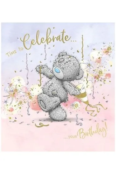 Carte Blanche Kartka urodzinowa Time to celebrate your birthday