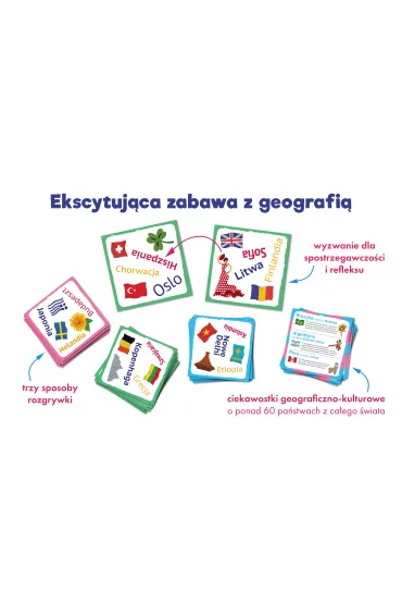 Gra geograficzna B�jka na pa�stwa i miasta Kapitan Nauka - Robert Jasi�ski, Magdalena  Ziarnik