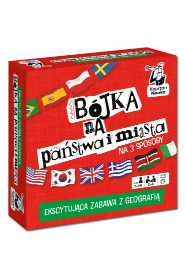 Gra geograficzna B�jka na pa�stwa i miasta Kapitan Nauka - Robert Jasi�ski, Magdalena  Ziarnik