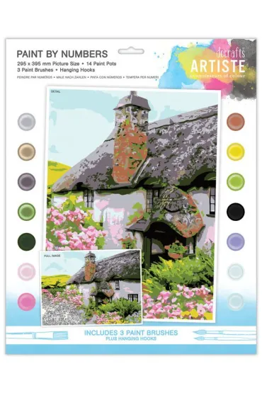 dpCraft Malowanie po numerach - Cottage Core 29.5x39.5cm