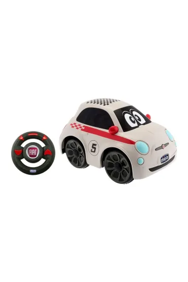 Auto Fiat 500 z pilotem - bia�y Chicco