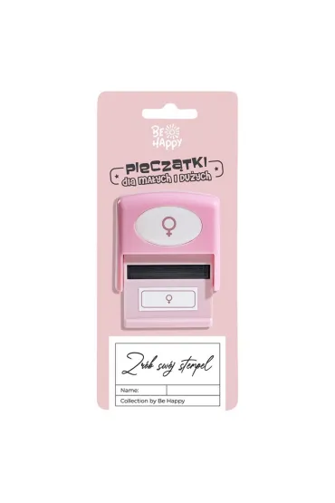 Be-Happy Gifts Piecz�tka z napisem - Znak �e�ski