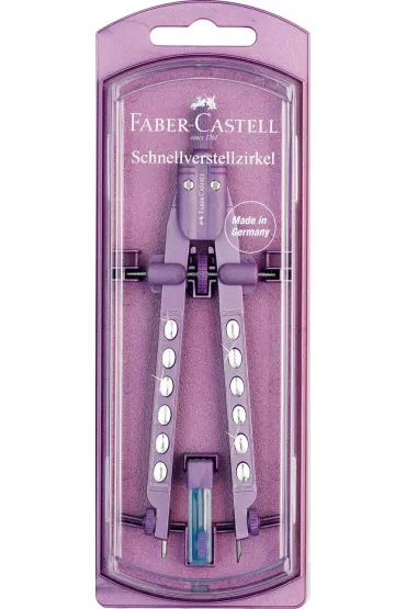 Faber-Castell Cyrkiel Factory Sparkle mix