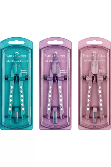 Faber-Castell Cyrkiel Factory Sparkle mix