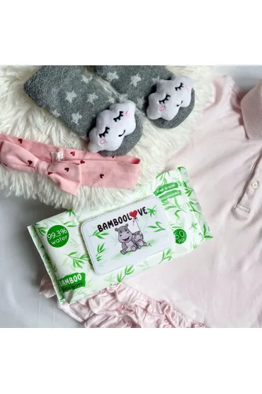 Bamboolove Chusteczki bambusowe nawil�ane 60 szt.