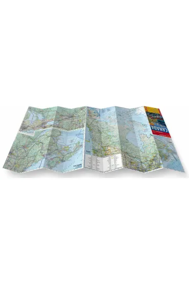 Canada laminowana mapa samochodowo-turystyczna 1:2 500 000 1:5 500 000 1:10 000 000